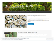 Tablet Screenshot of mercadoalimentar.com